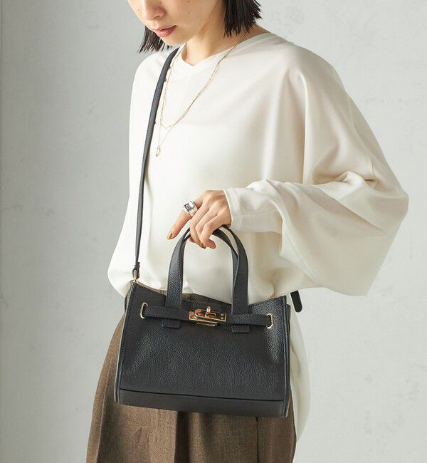 SHIPS for women「ベルト デザイン レザー バッグ」|ショルダー・メッセンジャー|