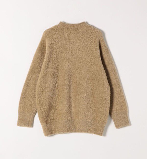 quaranciel「quaranciel:〈手洗い可能〉ファーライク クルーネック ニット プルオーバー」|ニット・セーター|