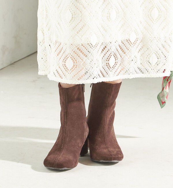 SHIPS for women「MARIAN: オブリーク トゥ ブーツ」|ショートブーツ|