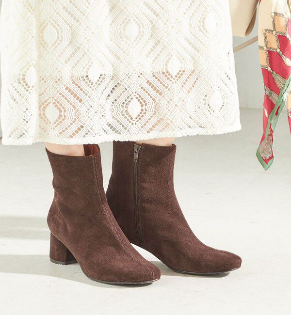 SHIPS for women「MARIAN: オブリーク トゥ ブーツ」|ショートブーツ|