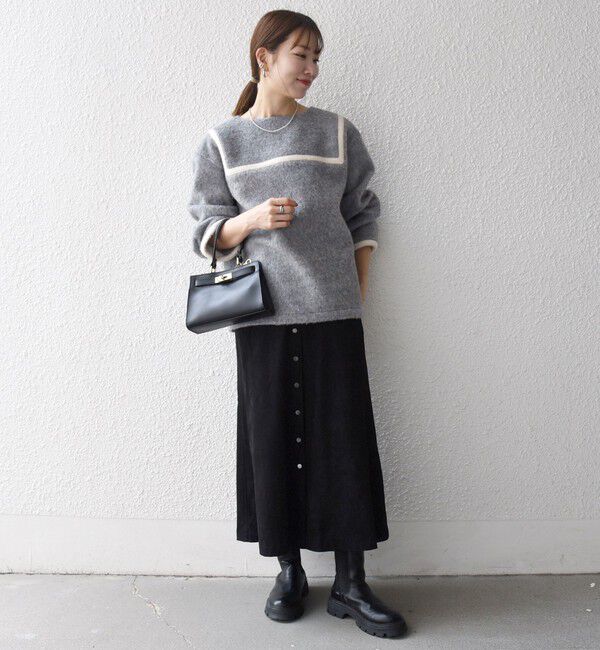 SHIPS any「SHIPS any: バイカラー セーラー デザイン プルオーバー」|Tシャツ・カットソー|