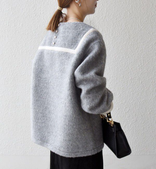 SHIPS any「SHIPS any: バイカラー セーラー デザイン プルオーバー」|Tシャツ・カットソー|