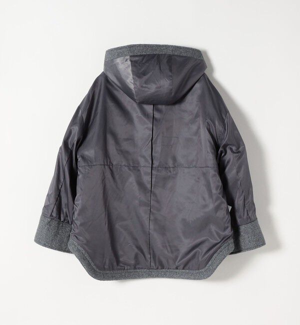 quaranciel「quaranciel: スタンドカラー フーデット ミディ コート」|その他|