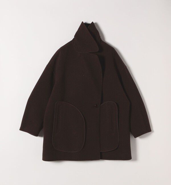 SHIPS any「《一部追加予約》SHIPS any: リバー ダブル テーラード ミドル コクーン コート」|その他|