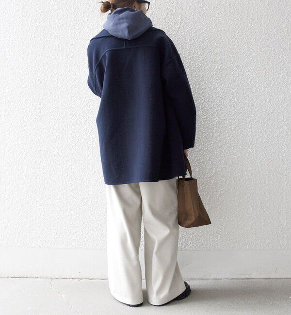 SHIPS any「《一部追加予約》SHIPS any: リバー ダブル テーラード ミドル コクーン コート」|その他|