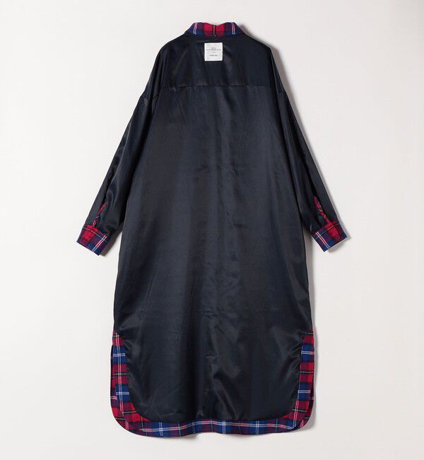 SHIPS any「SHIPS any:〈洗濯機可能〉タータン チェック ロング シャツ ワンピース」|ワンピース|