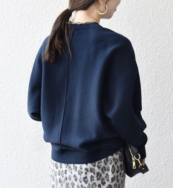 SHIPS any「SHIPS any:〈洗濯機可能〉クルーネック ドルマン ベーシック ニット プルオーバー」|ニット・セーター|