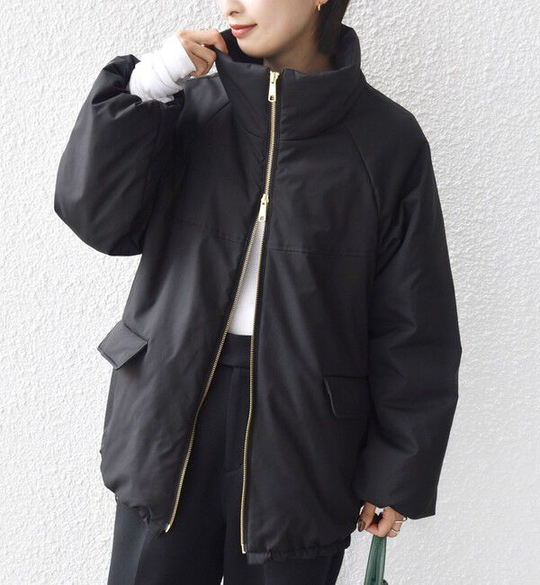 SHIPS for women「【WEB限定】2WAY フェイクファー 中綿 ブルゾン」|ブルゾン・スタジャン|