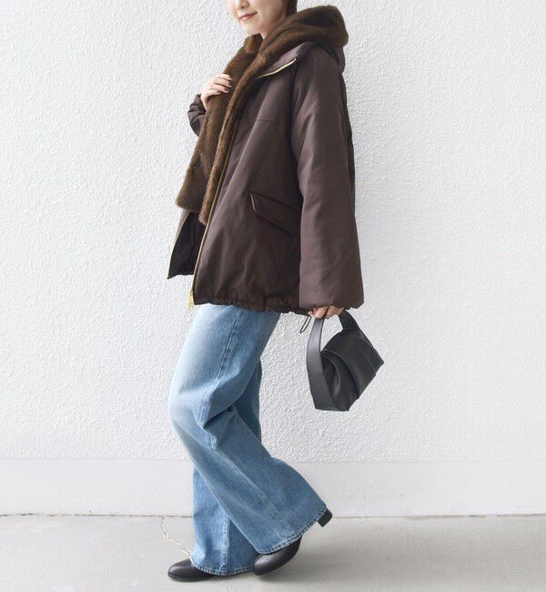 SHIPS for women「【WEB限定】2WAY フェイクファー 中綿 ブルゾン」|ブルゾン・スタジャン|