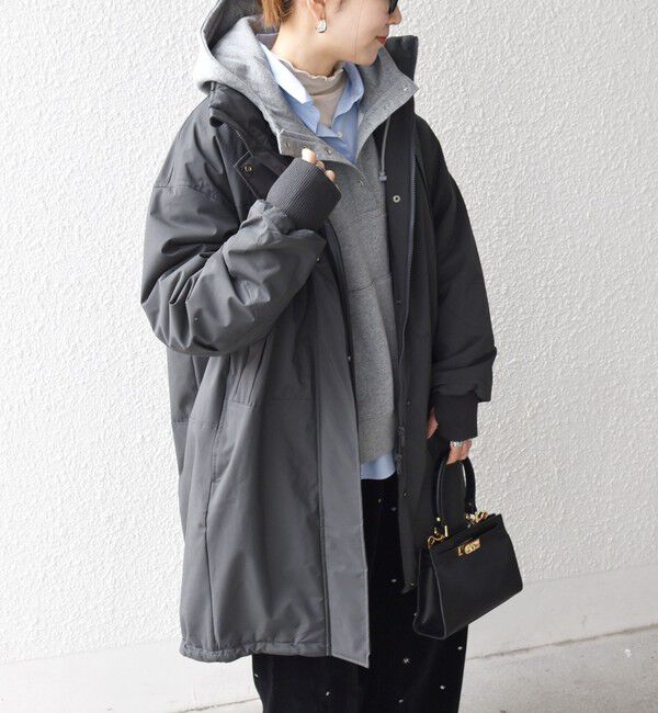 SHIPS any「SHIPS any:〈多機能〉中綿 2WAY スタンドカラー モンスター コート」|その他|