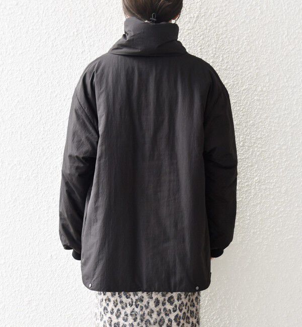 SHIPS any「【WEB限定】SHIPS any: 中綿 ダブル ジップ スタンド ブルゾン」|ブルゾン・スタジャン|