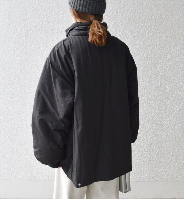 SHIPS any「【WEB限定】SHIPS any: 中綿 ダブル ジップ スタンド ブルゾン」|ブルゾン・スタジャン|