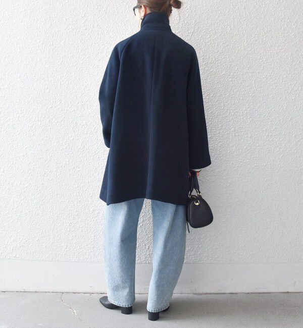 SHIPS any「【WEB限定】SHIPS any: PURE WOOL スタンド & テーラード ハーフ コート」|その他|