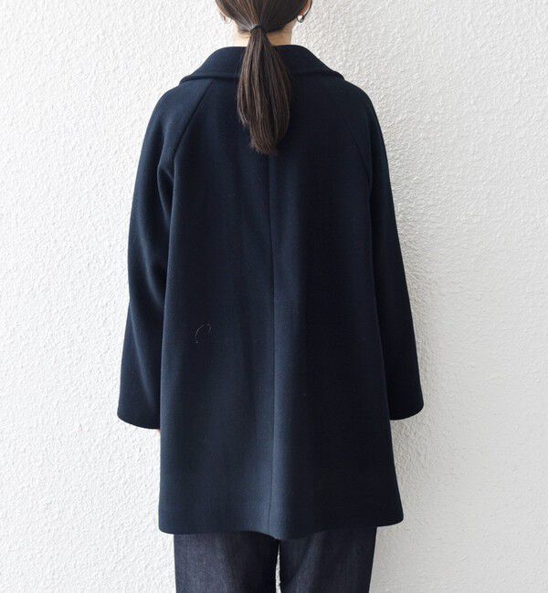 SHIPS any「【WEB限定】SHIPS any: PURE WOOL スタンド & テーラード ハーフ コート」|その他|