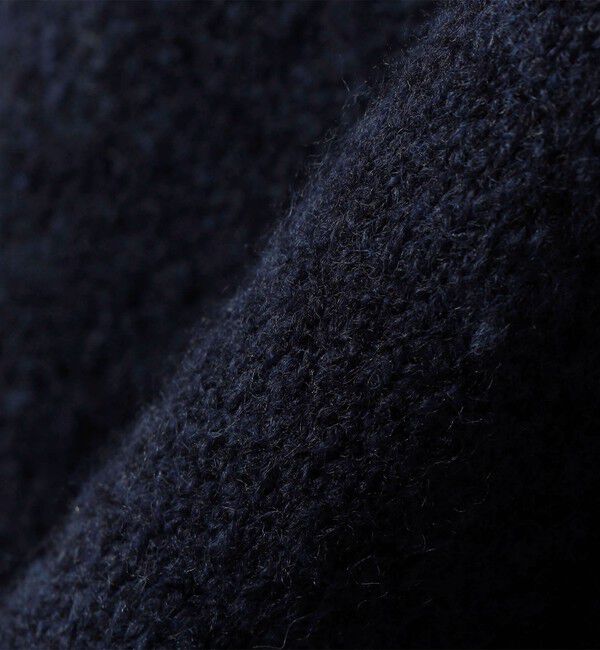 SHIPS any「SHIPS any:〈手洗い可能〉ステッチ デザイン フーディー ルーズ ニット」|ニット・セーター|