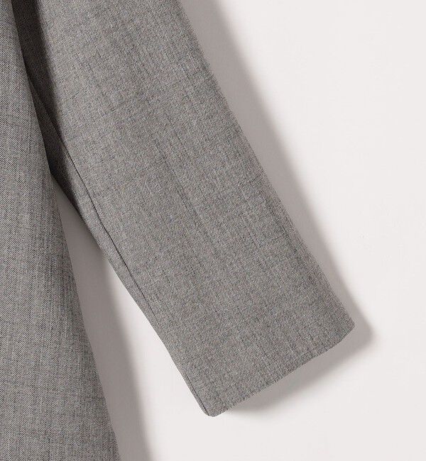 SHIPS any「SHIPS any: ウーステッド パイピング ボタン ロングスリーブ フレア ワンピース」|ワンピース|