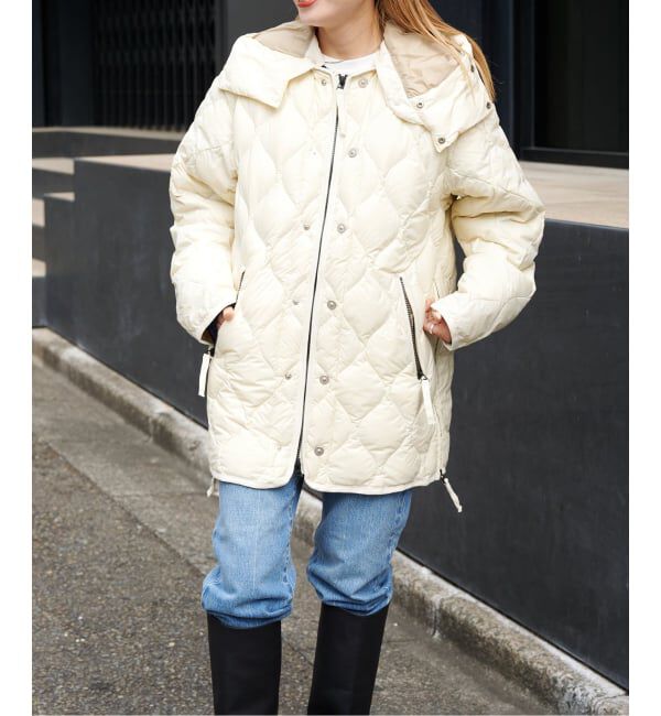 OUTDOOR PRODUCTS Usual Things「TAION 別注2WAYハーフダウンコート」|ダウン|