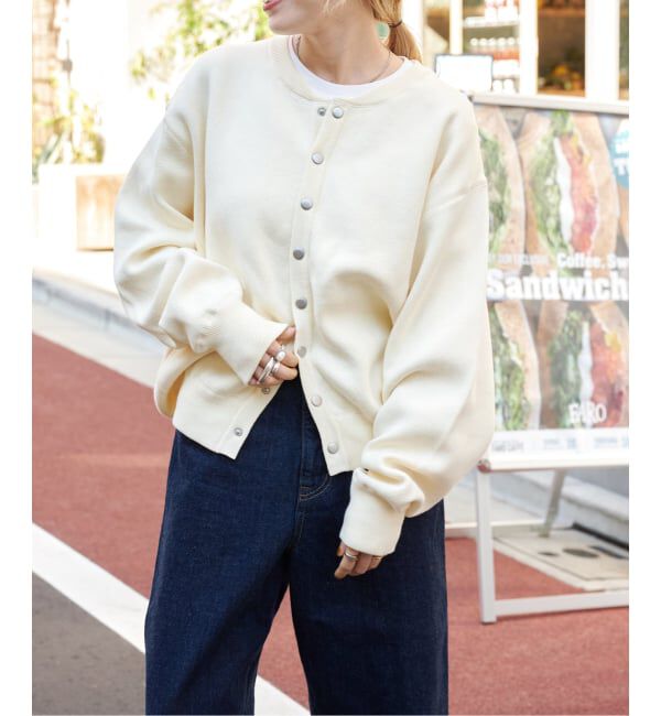 OUTDOOR PRODUCTS Usual Things「追加 スウェットライクカーデ」|ニット・セーター|