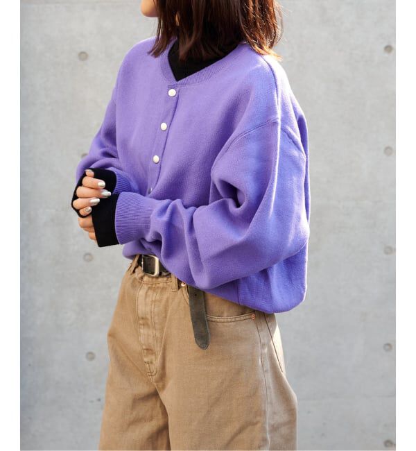 OUTDOOR PRODUCTS Usual Things「追加 スウェットライクカーデ」|ニット・セーター|