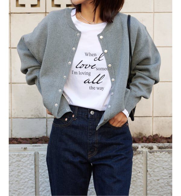 OUTDOOR PRODUCTS Usual Things「追加 スウェットライクカーデ」|ニット・セーター|