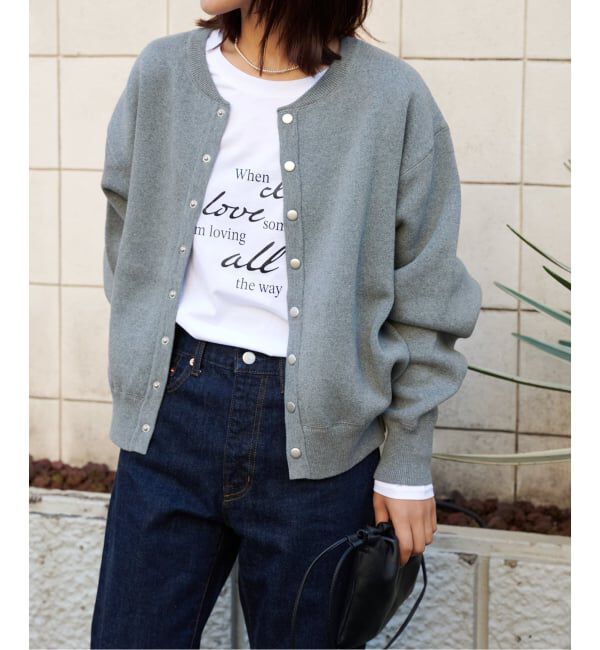 OUTDOOR PRODUCTS Usual Things「追加 スウェットライクカーデ」|ニット・セーター|