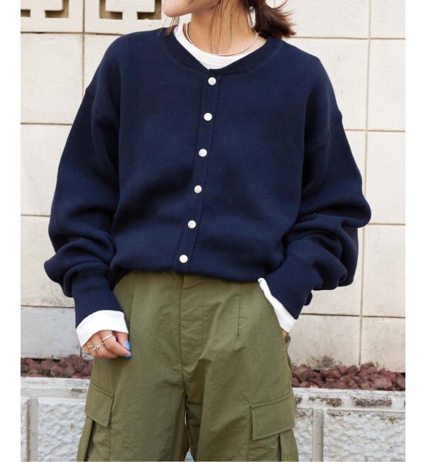 OUTDOOR PRODUCTS Usual Things「追加 スウェットライクカーデ」|ニット・セーター|