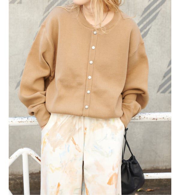 OUTDOOR PRODUCTS Usual Things「追加 スウェットライクカーデ」|ニット・セーター|ベージュ