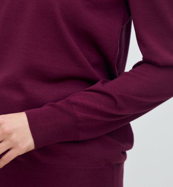 TOMORROWLAND collection「エクストラファインウール Vネックプルオーバー」|ニット・セーター|