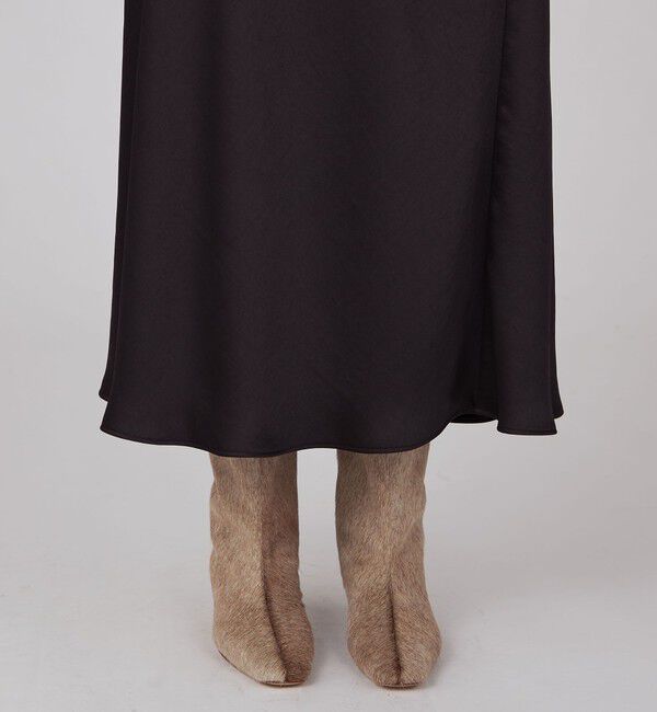 MACPHEE「ビンテージサテン マーメイドスカート」|フレア|