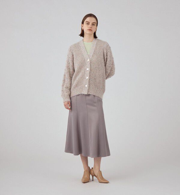 Ballsey「ジグリーサテン マーメイドスカート」|フレア|