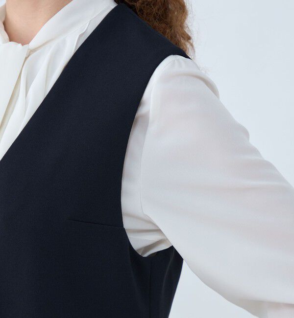 Ballsey「ジョーゼットジャージー Vネックオールインワン」|オールインワン|