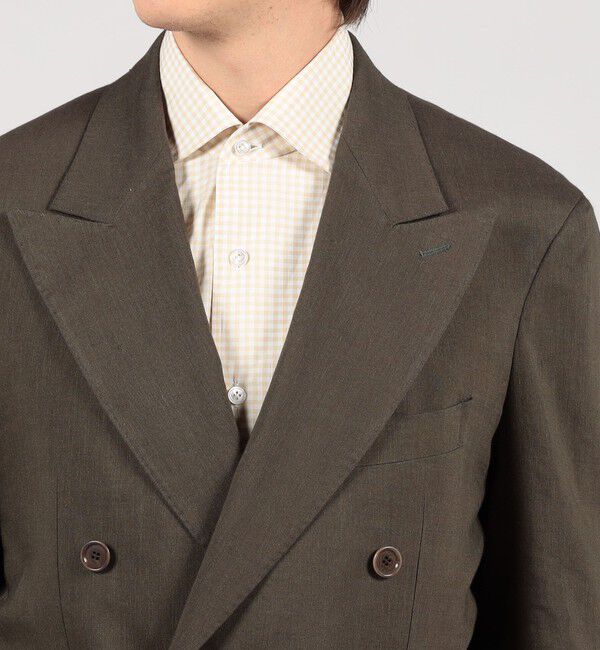 TOMORROWLAND MENS「【別注】De Petrillo ストレッチトロピカル ダブルブレステッド6Bジャケット」|テーラードジャケット|