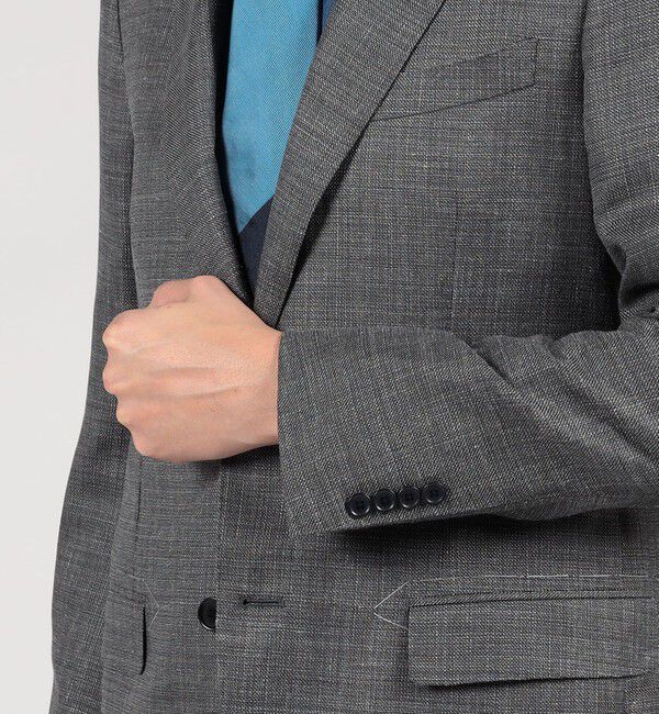 TOMORROWLAND MENS「ウールシルクリネン シングルブレステッド 2Bジャケット SUMMER TIME  LORO PIANA」|テーラードジャケット|