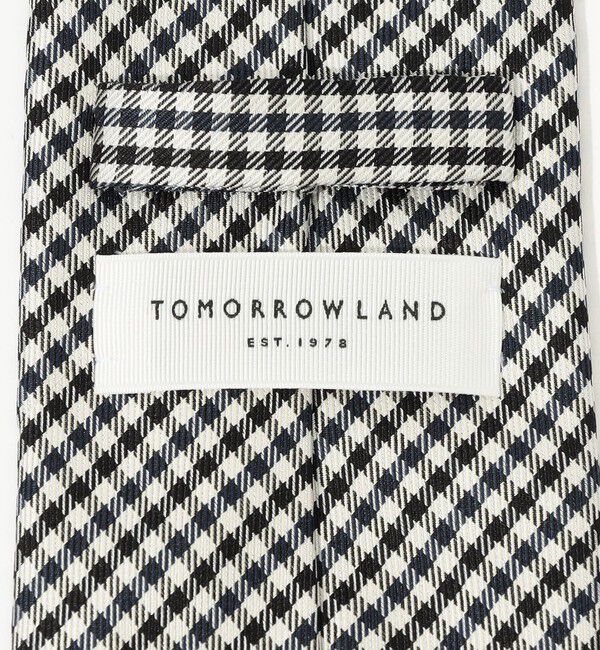 TOMORROWLAND GOODS「TOMORROWLAND シルク ギンガムチェック柄ネクタイ」|ネクタイ・蝶ネクタイ|