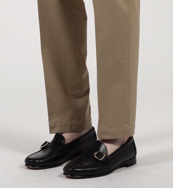 TOMORROWLAND MENS「コットンポリエステル ストレッチツイル 1プリーツイージースラックス」|スラックス|