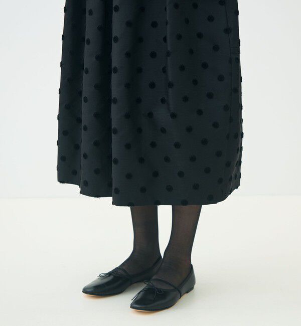 TOMORROWLAND collection「モールポルカドット コクーンスカート」|スカート|