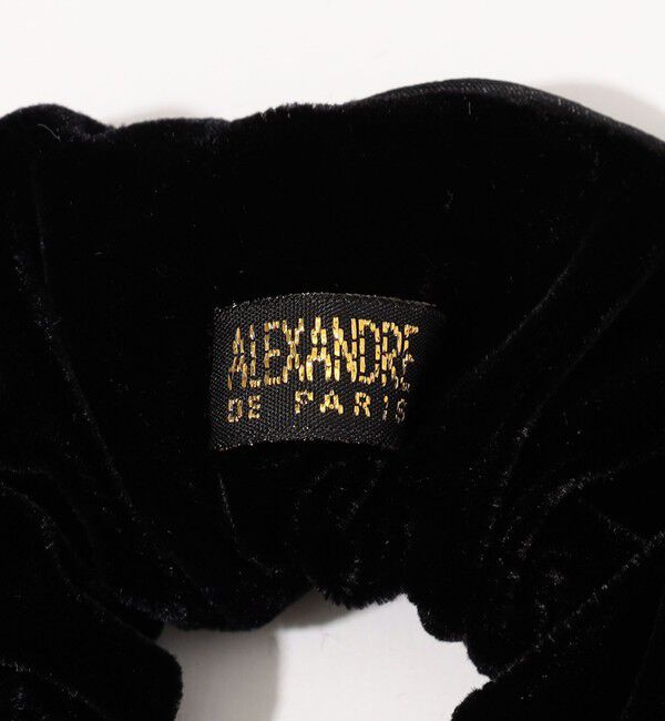 TOMORROWLAND GOODS「ALEXANDRE DE PARIS ベロアシュシュ」|ヘアゴム・シュシュ|