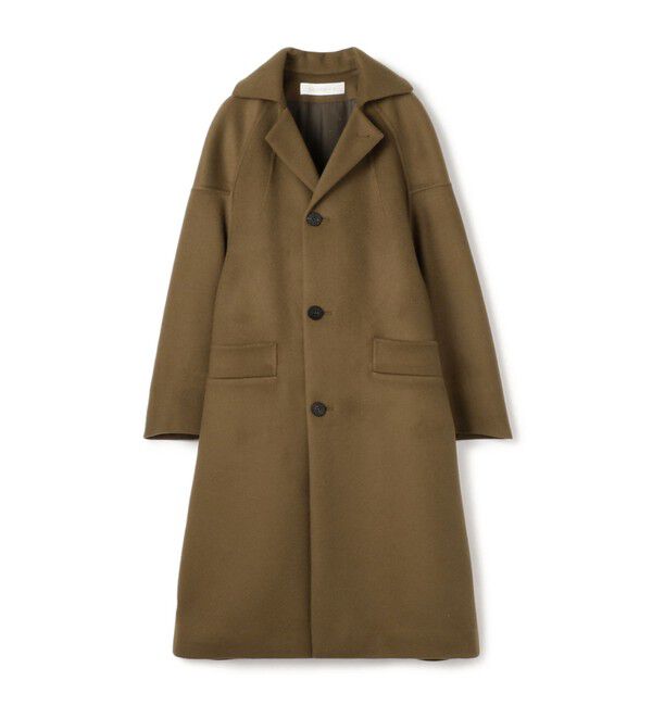 GALERIE VIE「ウールダブルフェイス オーバルロングコート」|チェスターコート|45 キャメル