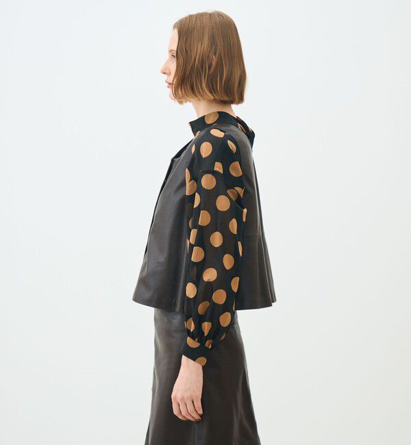 TOMORROWLAND collection「ベジタブルレザー フロンタブルジレ」|ベスト・ジレ|