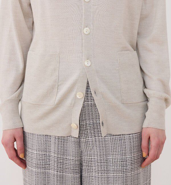 GALERIE VIE「プレーンウール Vネックカーディガン」|カーディガン|