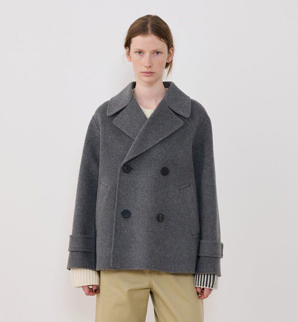 GALERIE VIE「ウールカシミヤダブルフェイス Pコート」|ピーコート|