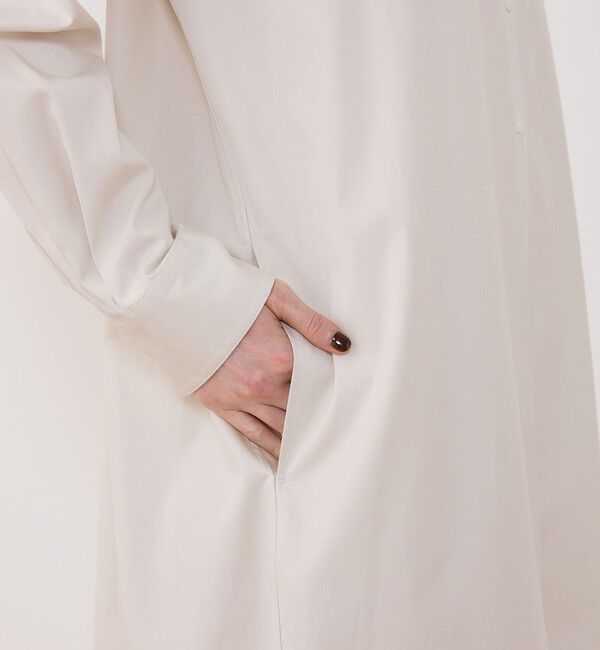 GALERIE VIE「スムースドライコットン バックタックシャツワンピース」|ワンピース|
