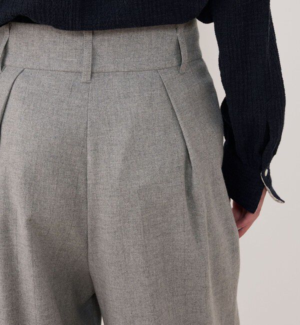 GALERIE VIE「グリッターストライプ ワンサイドタックスラックス」|スラックス|