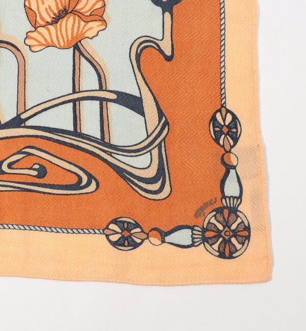 TOMORROWLAND GOODS「【別注】MANIPURI FLOWER スカーフ」|バンダナ・スカーフ|