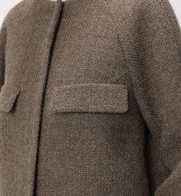 TOMORROWLAND collection「ロービングオックス  Aラインジャケット」|ノーカラージャケット|