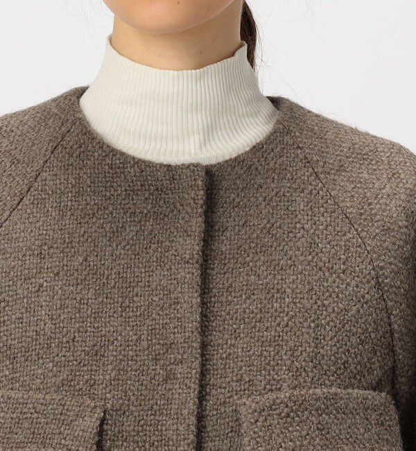 TOMORROWLAND collection「ロービングオックス  Aラインジャケット」|ノーカラージャケット|