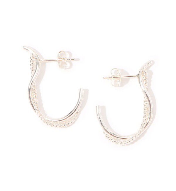 TOMORROWLAND GOODS「BAR Jewellery CONTRA シルバーピアス」|ピアス|81 シルバー