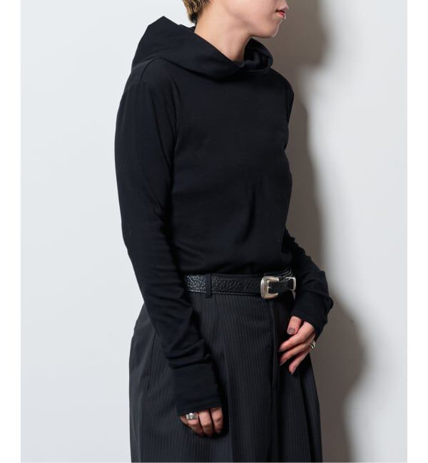  「HOODIE カットソー」|Tシャツ・カットソー|ブラック