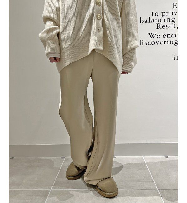 EMILYWEEK「サテンパンツ」|スラックス|