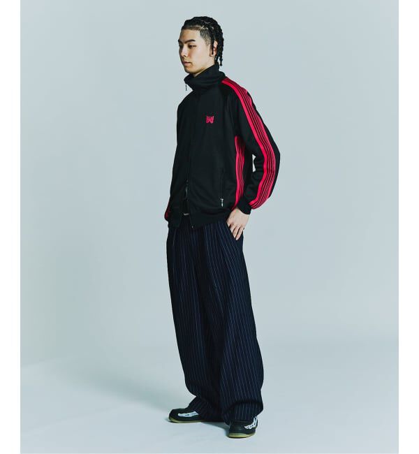 JOINT WORKS「J ワイドタックストライプパンツ」|スラックス|